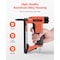 Vevor Pneumatic Staple Gun 21 Gauge for 80 Series Fine Wire Staples 1/2 in Crown MT8016LN - alternate 6