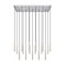 Z-Lite Forest 17 Light Linear Chandelier, Brushed Nickel, 42 In W 919MP12-17L-BN-LED - alternate 6