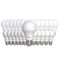 Bulbrite LED Filament PK of 25, 9 W Dimmable A19 Light Bulb with Frost Finish and Medium Screw E26 Base, 2700K 774257 - alternate 1