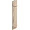 Ekena Millwork Hand Hewn 2 Board Joined Board-n-Batten w/Elliptical Top Faux Wood Shutters, 11W x 76H, PR SHUBJL11X76HHPR - alternate 7