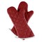 Lavish Home Oven Mitts, Set of 2 Oversized Quilted Mittens, Flame and Heat Resistant By (Burgundy) 69-06-BU - alternate 4