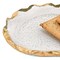Homeroots 14 Glass Oval Edge Gold Leaf Platter 376065 - alternate 7