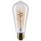 Satco 5.5 Watt ST19 LED 2000K CCT Medium Base Clear Glass Amber Coil Filament Dimmable 120 Volt S14207 - alternate 1