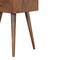 Homeroots 22" Brown Solid Wood Square One Drawer Nightstand 651486 - alternate 13