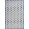 Homeroots 6' X 9' Blue And Gray Geometric Indoor Outdoor Area Rug 546852 - alternate 1