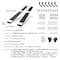 Vevor Running Boards 6" Fit 2019-2023 Chevy Silverado/GMC Sierra 1500-Crew Cab, 2PK TR-GTB-011 - alternate 3