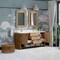 James Martin Vanities Solene 72 in. Double Vanity, Seaside Oak, w/ Single Hole 3 CM White Zeus Quartz Top & Backsplash D225-V72-SSO-1WZ - alternate 5