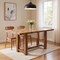 Homeroots 71" Brown Wood Trestle Base Dining Table 631298 - alternate 4