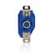 Leviton Flanged Locking Receptacle, L5-20R, 20 A, 125V AC, Single Phase, 2 Pole, Flush Mount, Blue 2310-BU - alternate 1
