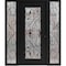 Vdomdoors Aluminum Door Iron 1633 Black Entry Steel Metal Classic Painted 62 x 80 (14+36+14 x 80)-Left Inswin IRON1633EXD-BLK-W14+36+14xH80-LH-I - alternate 1