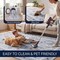 Jonathan Y Catmosphere Festive Feline Floral Border Non-Slip Machine-Washable Gray 2 ft. x 8 ft. Runner Rug ANM100D-28 - alternate 5