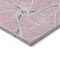 Homeroots 3' X 5' Pink And Ivory Geometric Washable Indoor Outdoor Area Rug 612887 - alternate 6