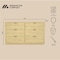 Manhattan Comfort Evalyn 60in Dresser in Natural (6-Drawer) DR1607-1 - alternate 8