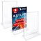 Azar Displays Top Load Sign Holder 8.5" x 11", Flexible Plastic, 3PK 142430-3PK - alternate 1