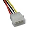 Sanoxy 8in 5.25 Male to 5.25 Right Angle Female Internal Power Extension Cable SNX-CBL-LDR-PC104-0208 - alternate 2