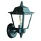 Homeroots Matte Black Cast Aluminum Outdoor Wall Light 398559 - alternate 4