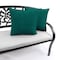 Jordan Mfg Teal Polyester Throw Pillow 4 in. H X 16 in. W X 16 in. L 9952-6828Q - alternate 5