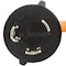 Ac Works Plug Adapter, STW, 6-30R, L6-30P, 1.5 ft., Orange L630630-018 - alternate 3