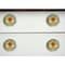Homeroots Set of Eight Blue And Orange Ceramic And Metal Drawer Pull Knobs, 8PK 544438 - alternate 4