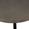 Homeroots 36" Gray And Black Concrete And Solid Wood Round Coffee Table 520650 - alternate 5