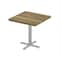 Correll Square Cafe Table, 30 in W, 30 in L, 29 in H, Particleboard Top, Colonial Hickory SXT30S-53-98-53 - alternate 1