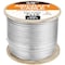 Xpose Safety 7 x 19 Galvanized Steel Aircraft Cable Wire, 3/8, 500' Reel, 14,400 lb Break Strength Rope GAC38-500-X - alternate 3
