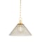 Mitzi The Lifestyled Co X Anniebee 1 Light Pendant 12 In. Aged Brass H829701L-AGB - alternate 1
