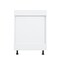 Cambridge Radiance 12in.Wx 24in.Dx 34.5in.H Ready to Assemble Slab Drawer Base Kitchen Cabinet in White Gloss SA-DB12-WG-KIT - alternate 8