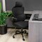 Elama High Back Adjustable Mesh and Fabric Office Chair in Black with Adjustable Head Rest ELM-F-936BKD - alternate 7