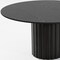 Homeroots 60" Black Solid Wood Pedestal Base Round Top Dining Table 721034 - alternate 5