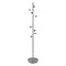Homeroots 68in Brushed Steel Brushed Steel Coat Rack 372942 - alternate 1