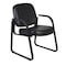 Regency Victor Guest and Reception Chair with Arms, Anti-Microbial/Anti-Bacterial Vinyl, Black 403-VAM-BK - alternate 1