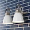 Jonathan Y Phineas 16.25" 2-Light Adjustable Farmhouse Bohemian Iron LED Vanity Light, White/Nickel JYL1115B - alternate 7
