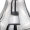 Homeroots 7" Silver Buffed Aluminum Decorative Pear Tabletop Sculpture 354681 - alternate 3