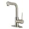 Kingston Brass Single-Handle Pull-Out Bar Faucet, Brushed Nickel LS2418NYL - alternate 1