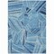 Homeroots 8' X 10' Blue And Teal Blue Geometric Washable Indoor Outdoor Area Rug 594770 - alternate 4