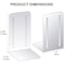 Acrimet Steel Metal Bookends for Shelves, Heavy Duty, for Large books, Black, 2PK 292.5 - alternate 6