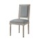 Homeroots Set of Two Gray and Brown Upholstered Linen Dining Side Chairs 535364 - alternate 4