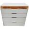 Homeroots 19" White Wood Lighted Three Drawer Dresser With Mirror 714448 - alternate 1