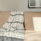 Homeroots 52" X 67" Beige and Black Woven Wool Throw Blanket 478516 - alternate 5