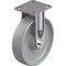 Blickle Rigid Plate Caster, Gray Nylon, 8", 660 lb. BESX-POG 200XK-14 - alternate 1