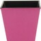 Homeroots 5in Hot Pink Recycled Plastic Indoor Outdoor Square Pot Planter 488255 - alternate 4