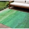 Homeroots 8' X 10' Green And Teal Blue Striped Washable Indoor Outdoor Area Rug 610886 - alternate 7