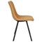 Leisuremod Markley Modern Leather Dining Chair with Metal Legs, Light Brown, 4PK MC18BR4 - alternate 6