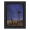 Homeroots Starlit Night Black Framed Print Wall Art 529989 - alternate 2