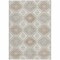 Homeroots 8' X 10' Ivory And Brown Floral Washable Indoor Outdoor Area Rug 610754 - alternate 8