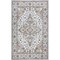 Jonathan Y Superbia Boho Medallion Border Non-Slip Machine-Washable Beige/Cream 5 ft. x 8 ft. Area Rug WSH502G-5 - alternate 1