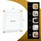 Azar Displays Floating Acrylic Wall Frame, Gold Stand Off Caps, 16 inx20 in Graphic Size, 20 inx24 in Overall Size 105522-GLD - alternate 6