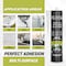 Adhesive Guru AG340 100% Silicone Sealant, Clear Caulk for Bath & Kitchen, Waterproof & Flexible adgr_AG340_BaKit_1Pk - alternate 6