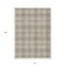 Homeroots 5' X 8' Beige Ivory And Green Plaid Washable Indoor Outdoor Area Rug 597076 - alternate 6